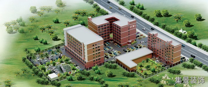 聚大電商產(chǎn)業(yè)園裝修設(shè)計鳥瞰圖2