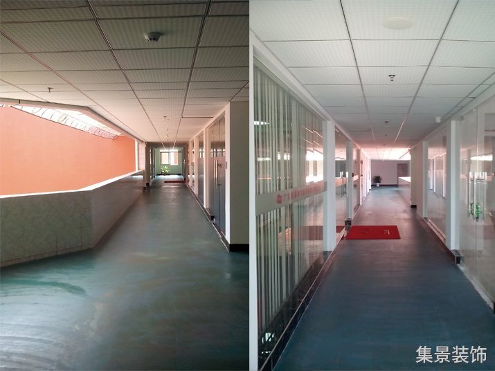 走廊裝修完工實景細(xì)節(jié)圖