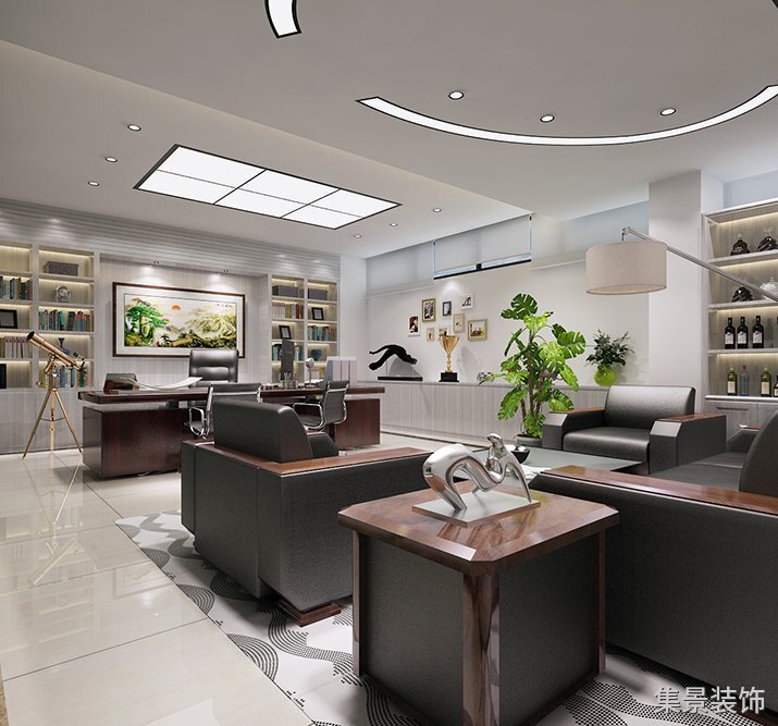 董事長室辦公室設(shè)計(jì)圖6